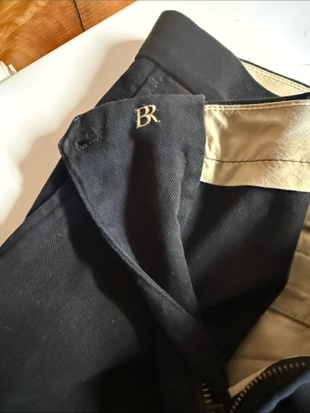 Banana Republic Men's Slim Fit Chinos 34x34 Black - Stretch Cotton Dress Pants